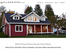 Tablet Screenshot of ellenwoodhomes.ca